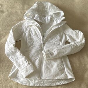 Women's White Hooded Jacket